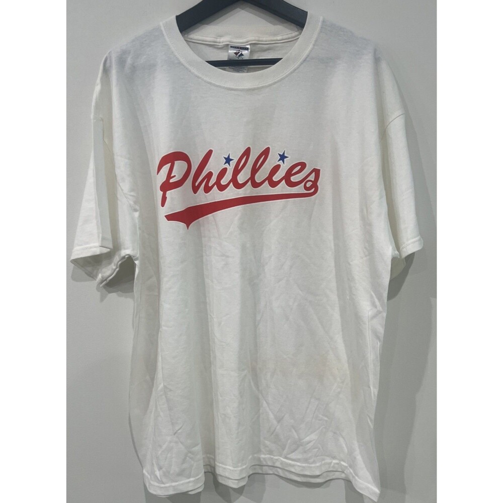 Vintage Philadelphia Phillies T-shirt XL TG Jerzees Heavyweight MLB Baseball